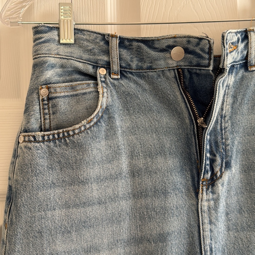 Anthropologie Denim Maxi Skirt Size 2 - Picture 2 of 7